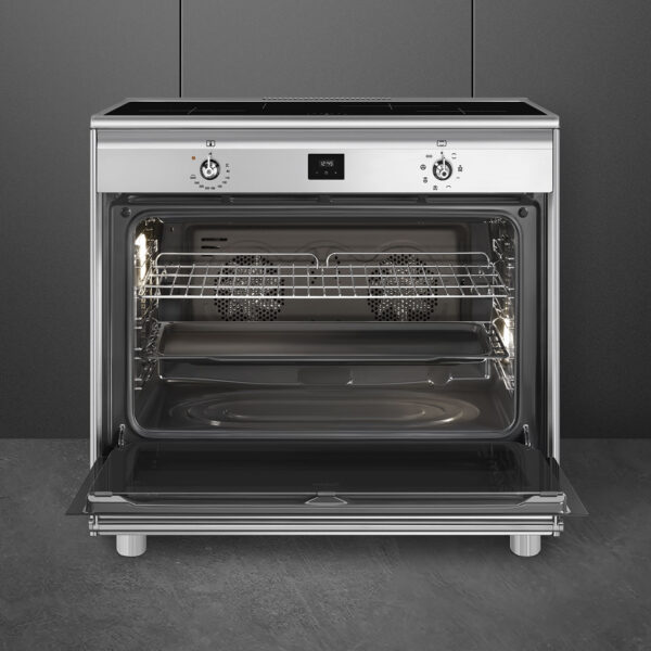Cooker with Induction Hob | Stainless steel - Image 4