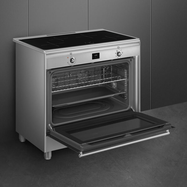 Cooker with Induction Hob | Stainless steel - Image 3