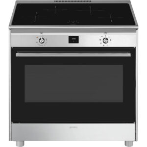 Cooker with Induction Hob | Stainless steel
