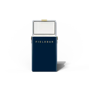 Fieldbar 10L Drinks Box Sea Boat Blue open, front view