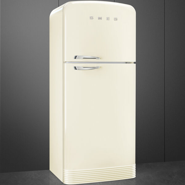 Free standing refrigerator | Cream - Image 3