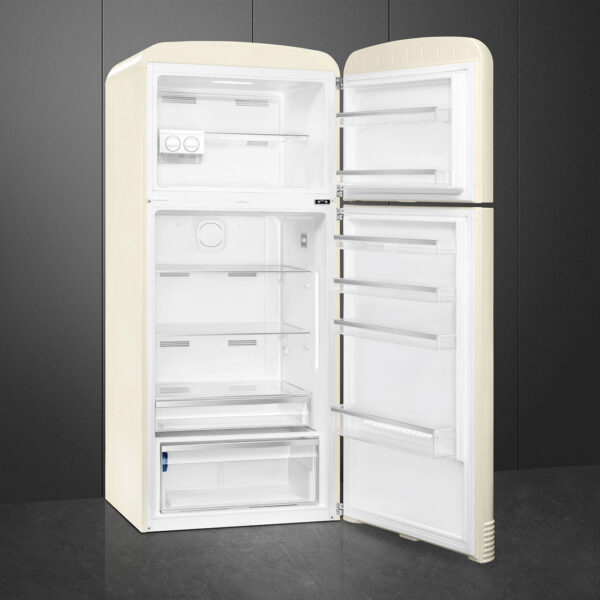 Free standing refrigerator | Cream - Image 5
