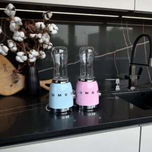 Powerful Pink SMEG Personal Blender