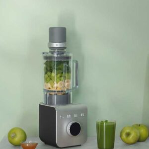 Powerful Retro 1.5L Black Smeg Blender