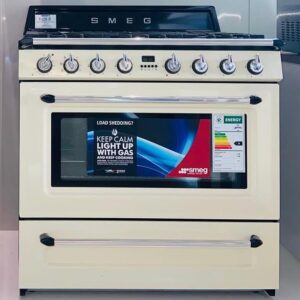 Premium 90cm Cream Smeg Cooker