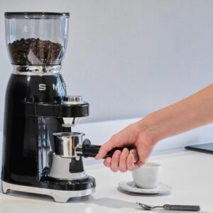 Premium Black 350g Smeg Coffee Grinder