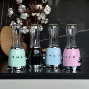 Premium Mini Pastel Blue Smeg Blender