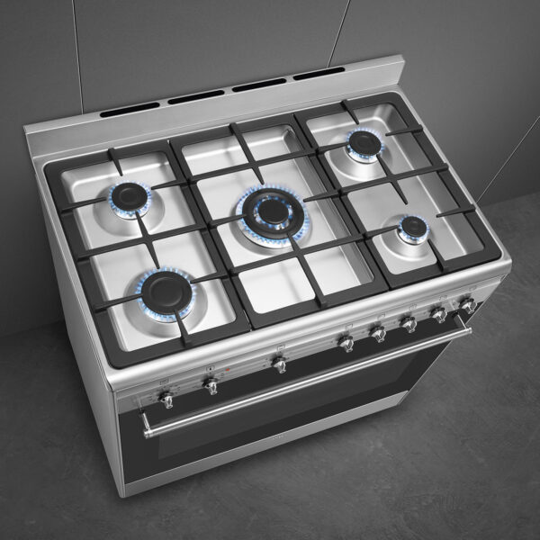 Cooker with Gas Hob | Stainless steel - Image 5