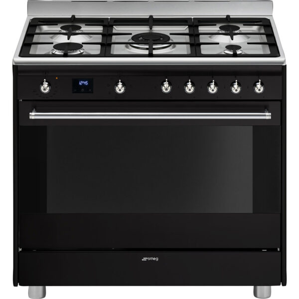 Cooker with Gas Hob | Black