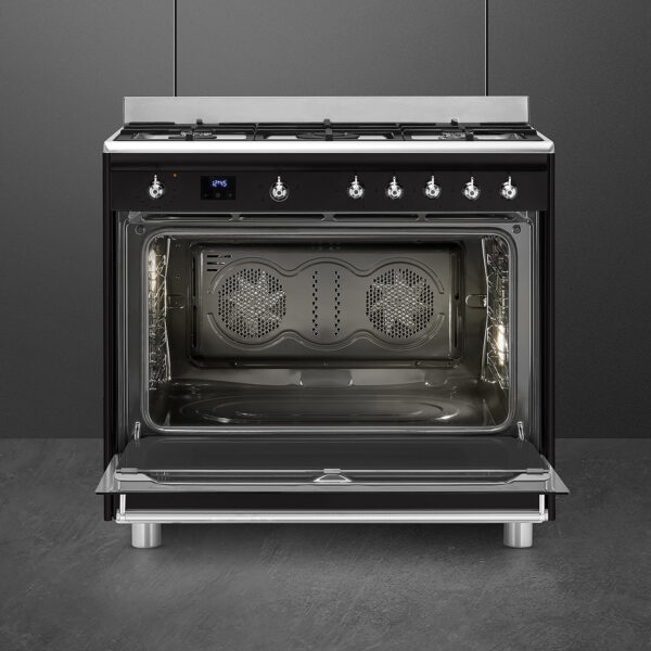 Cooker with Gas Hob | Black - Image 4