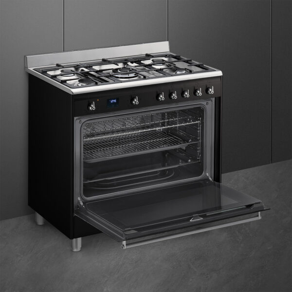 Cooker with Gas Hob | Black - Image 6