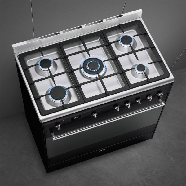 Cooker with Gas Hob | Black - Image 5