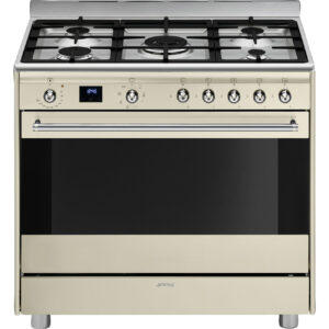 Cooker with Gas Hob | Cream
