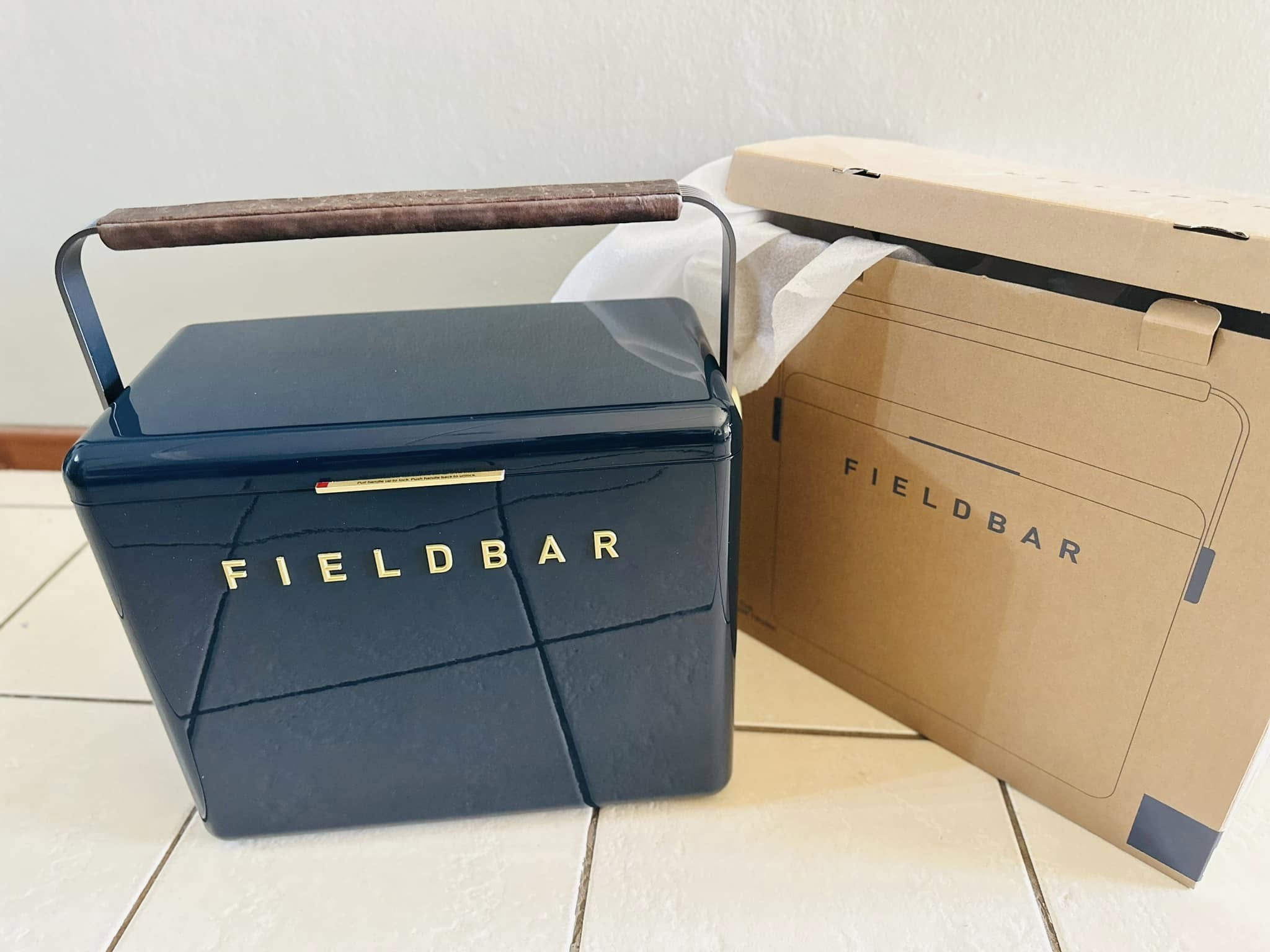 Sea Boat Blue Fieldbar Gin Trunk Cooler