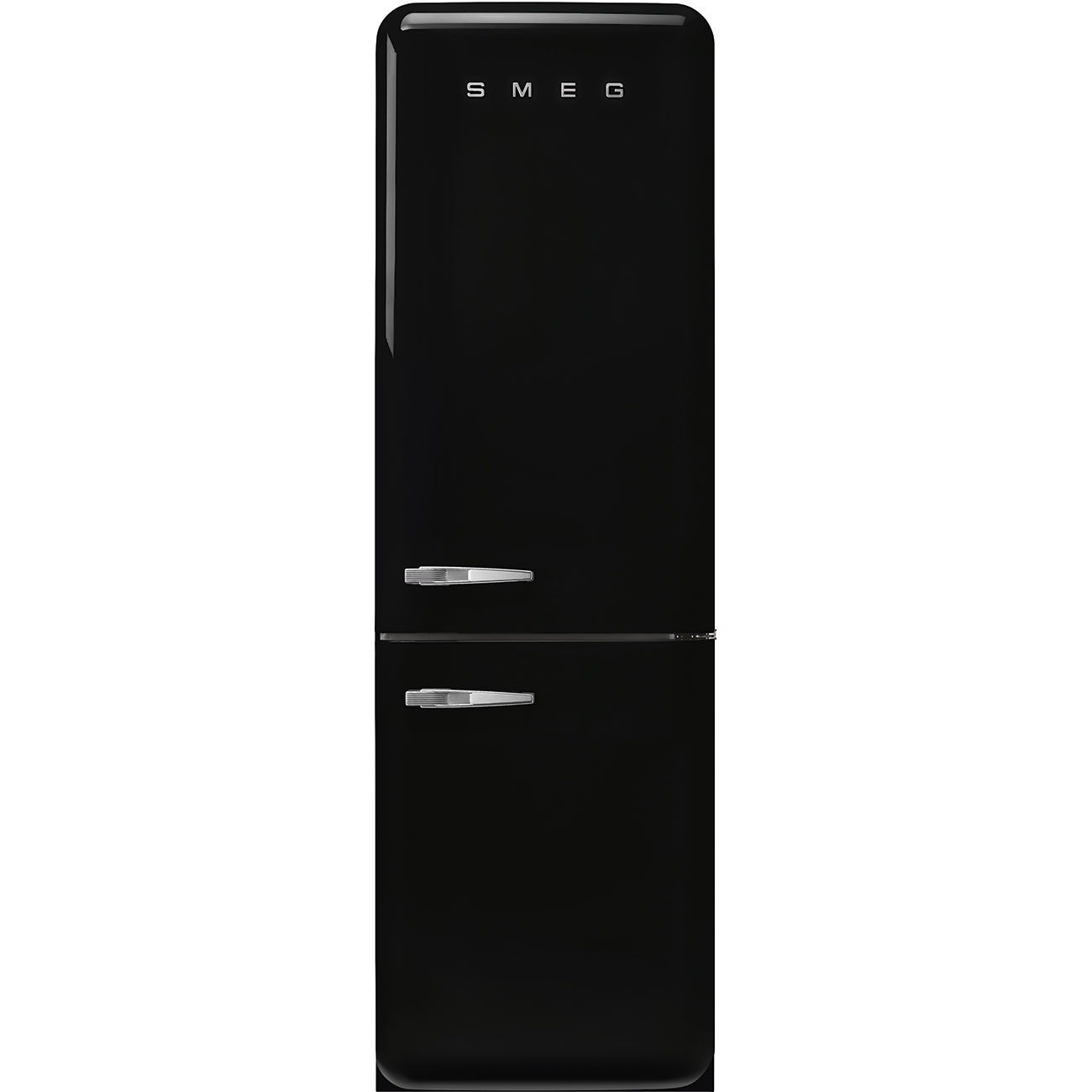 Smeg Black Free Standing Refrigerator