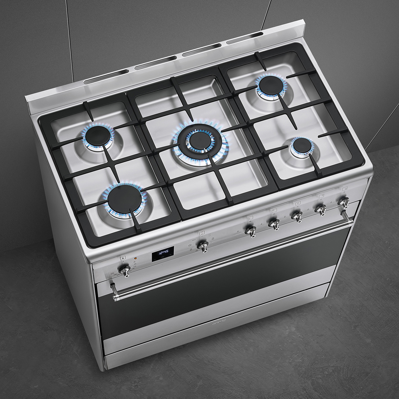 Smeg SSA91MAX2 Classica 90cm Gas Cooker – Stainless Steel