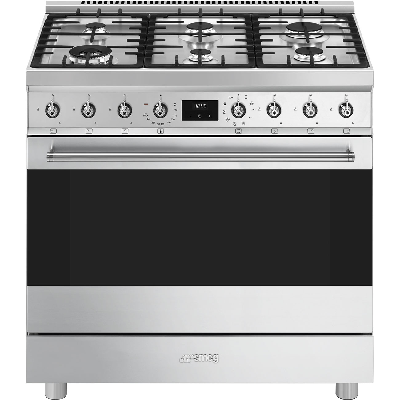 Smeg C9MAXSSA2 Sinfonia 90cm Gas Cooker – Stainless Steel