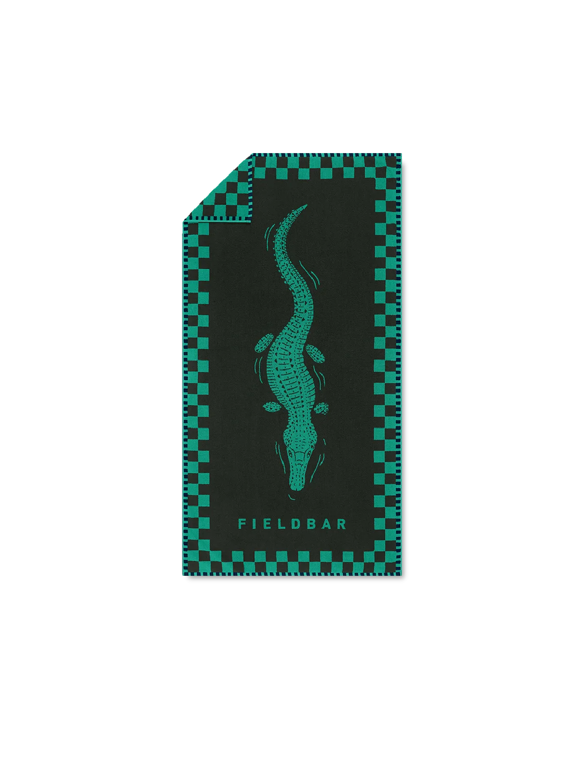 Fieldbar Seabed Beach and Bath Towel Parisian Green - view 1