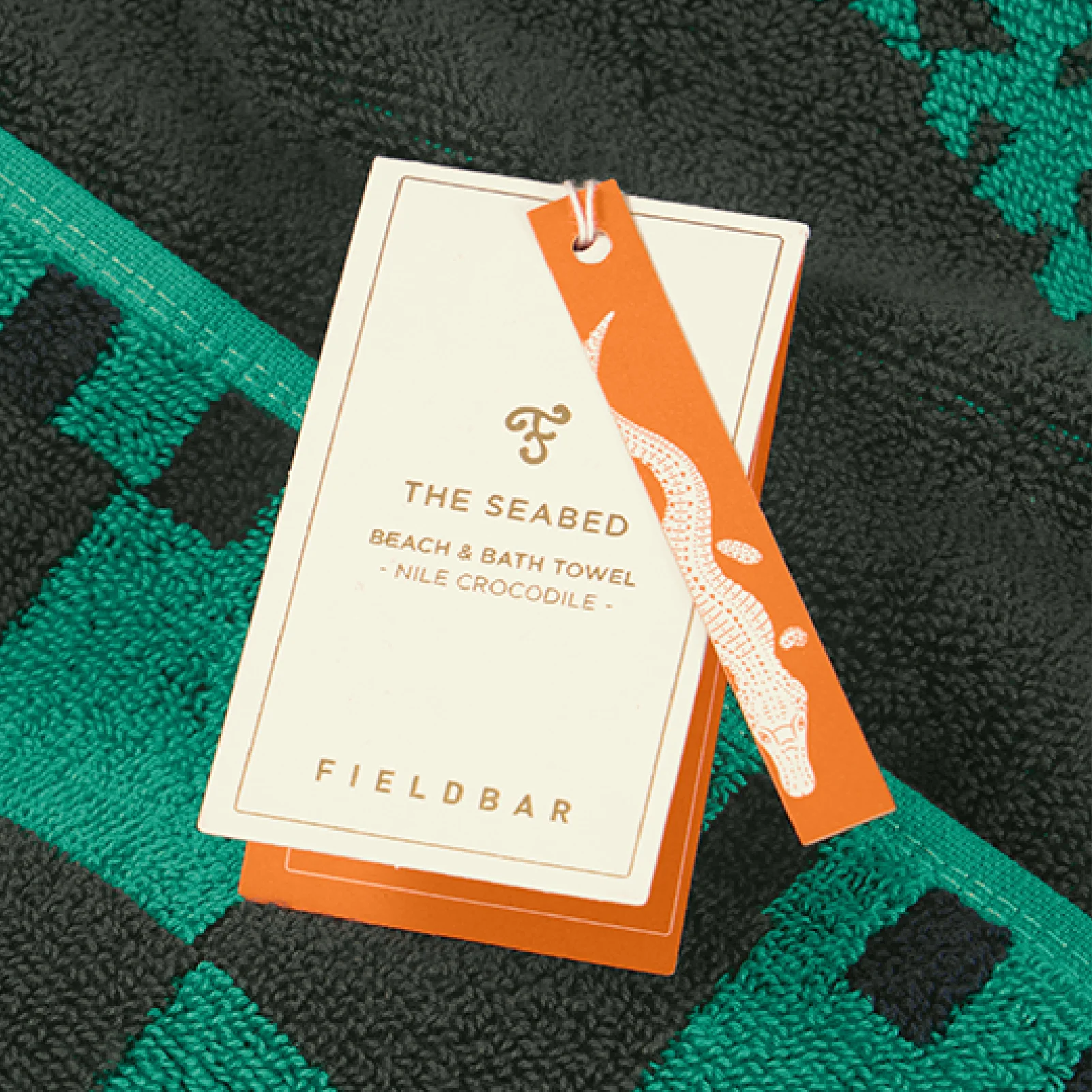 Fieldbar Seabed Beach and Bath Towel Parisian Green - view 5