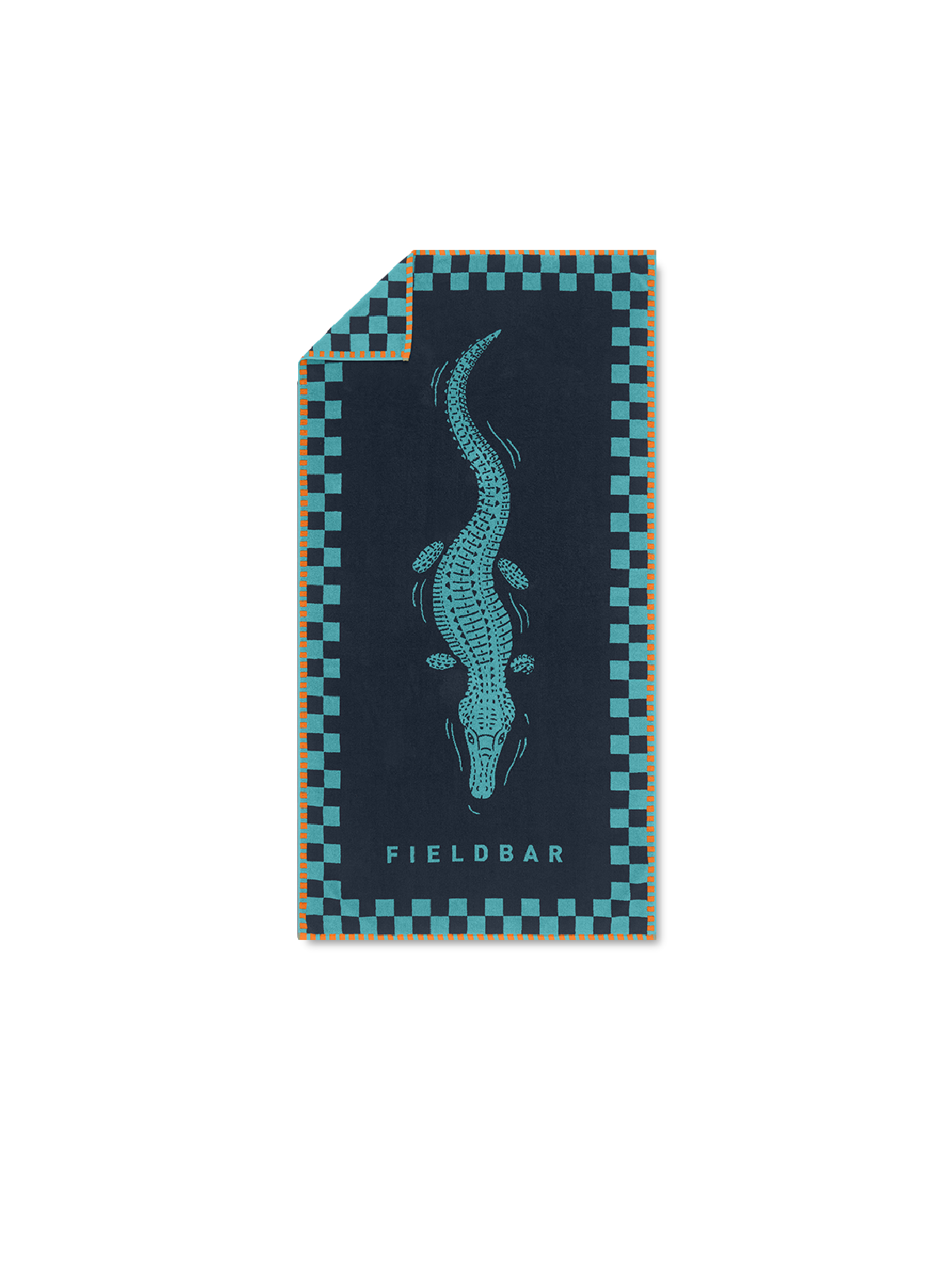 Fieldbar Seabed Beach and Bath Towel Sea Boat Blue - view 1