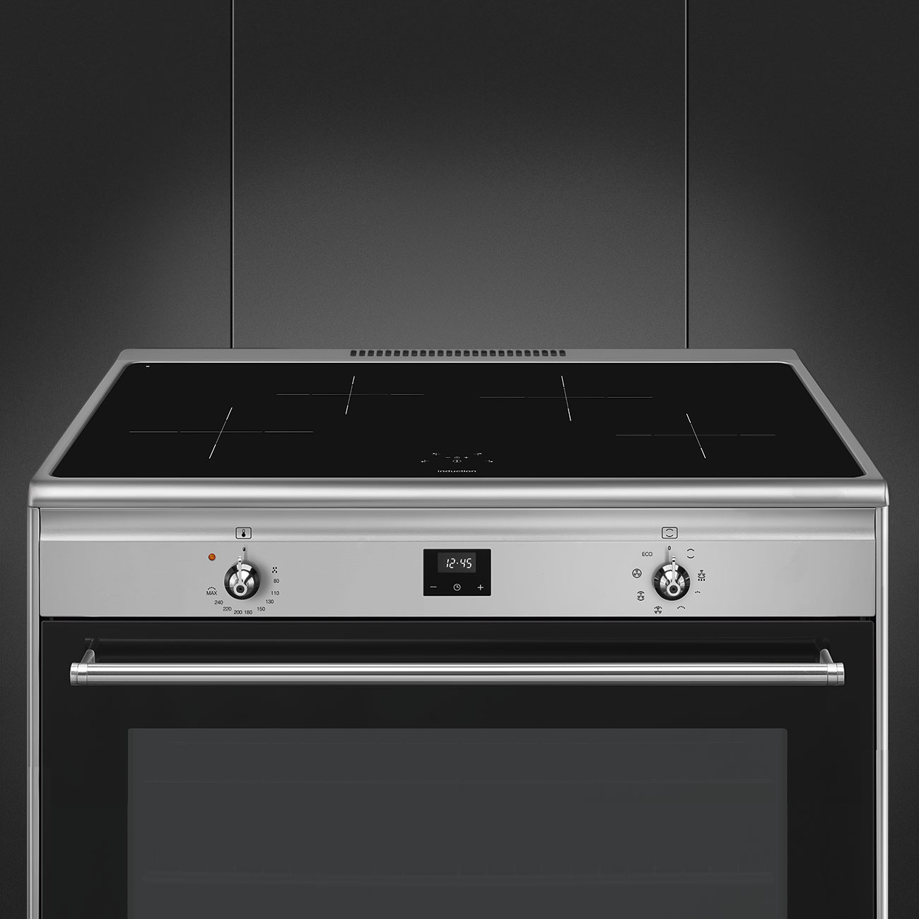 Smeg CG90CIXT Classica 90cm Induction Cooker – Stainless Steel