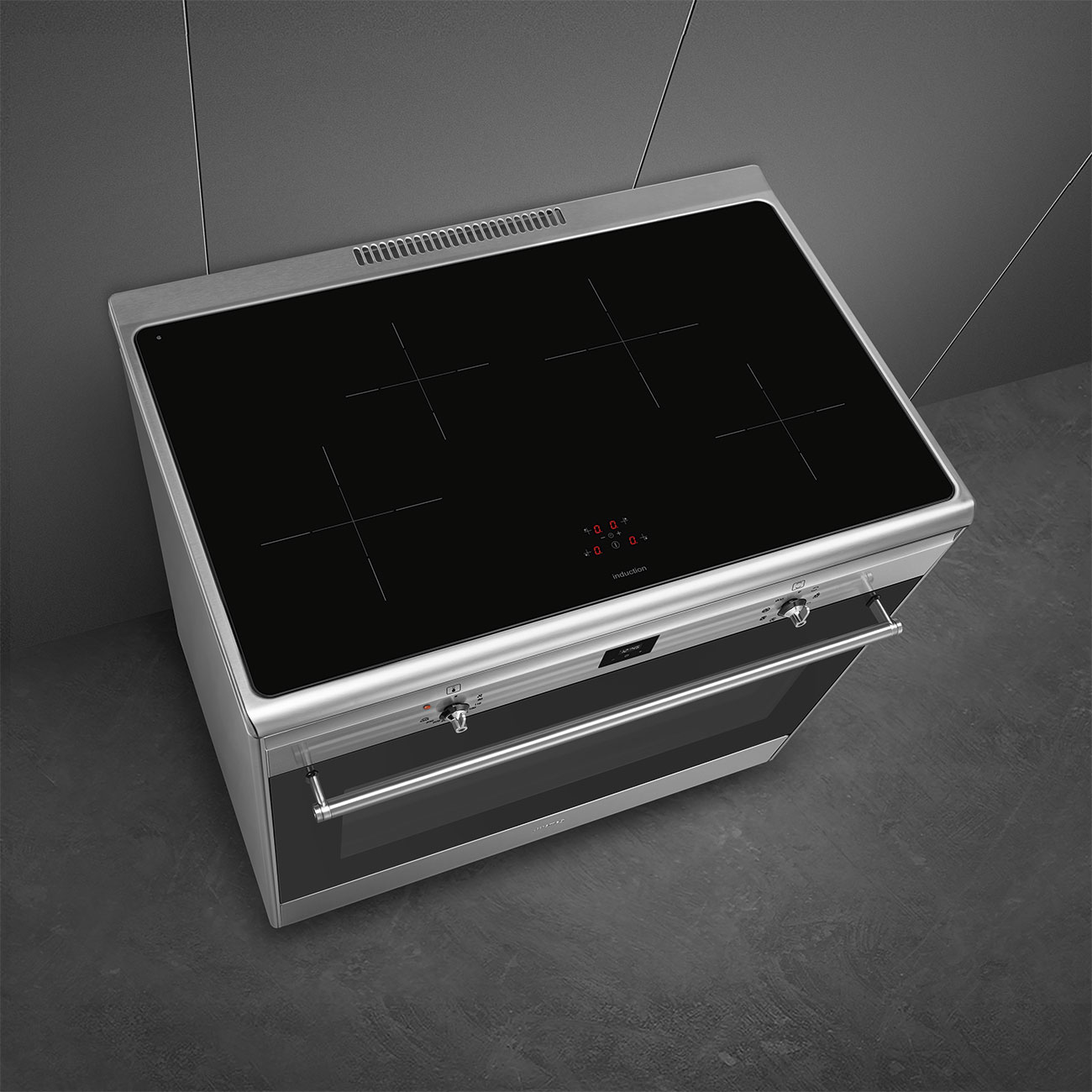 Smeg CG90CIXT Classica 90cm Induction Cooker – Stainless Steel