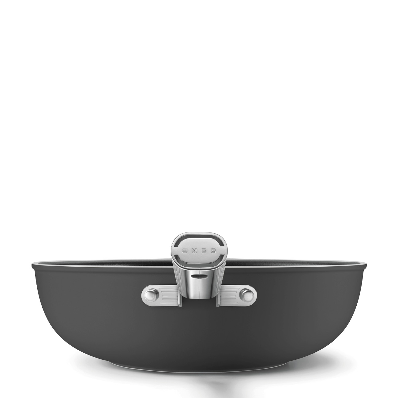 Smeg WOF3002BLM 30cm Non-Stick Wok - Black - view 3