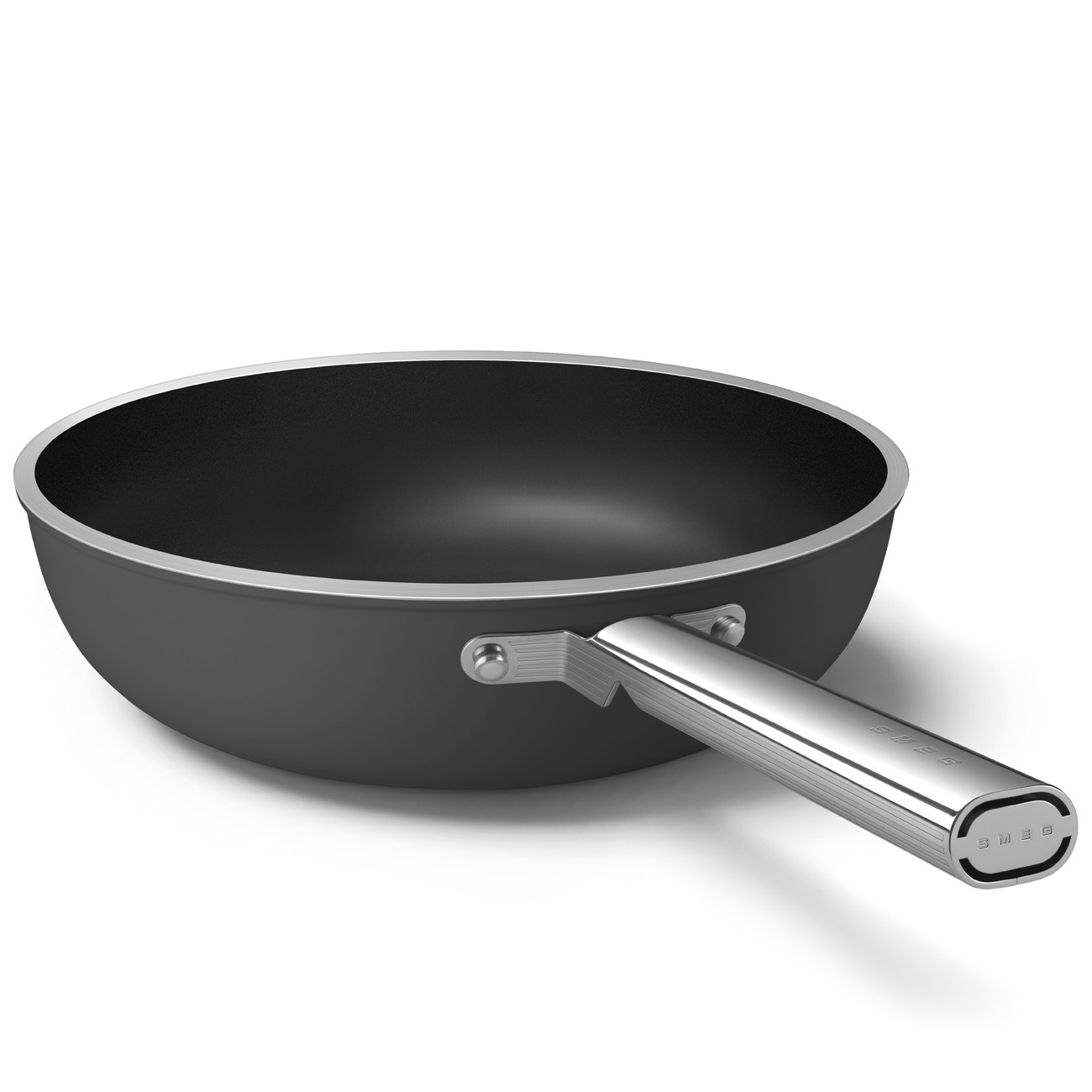 Smeg WOF3002BLM 30cm Non-Stick Wok - Black - view 6