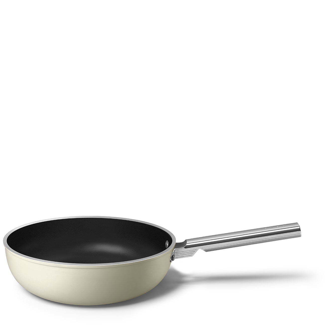 Smeg WOF3002CRM 30cm Non-Stick Wok - Cream - view 2
