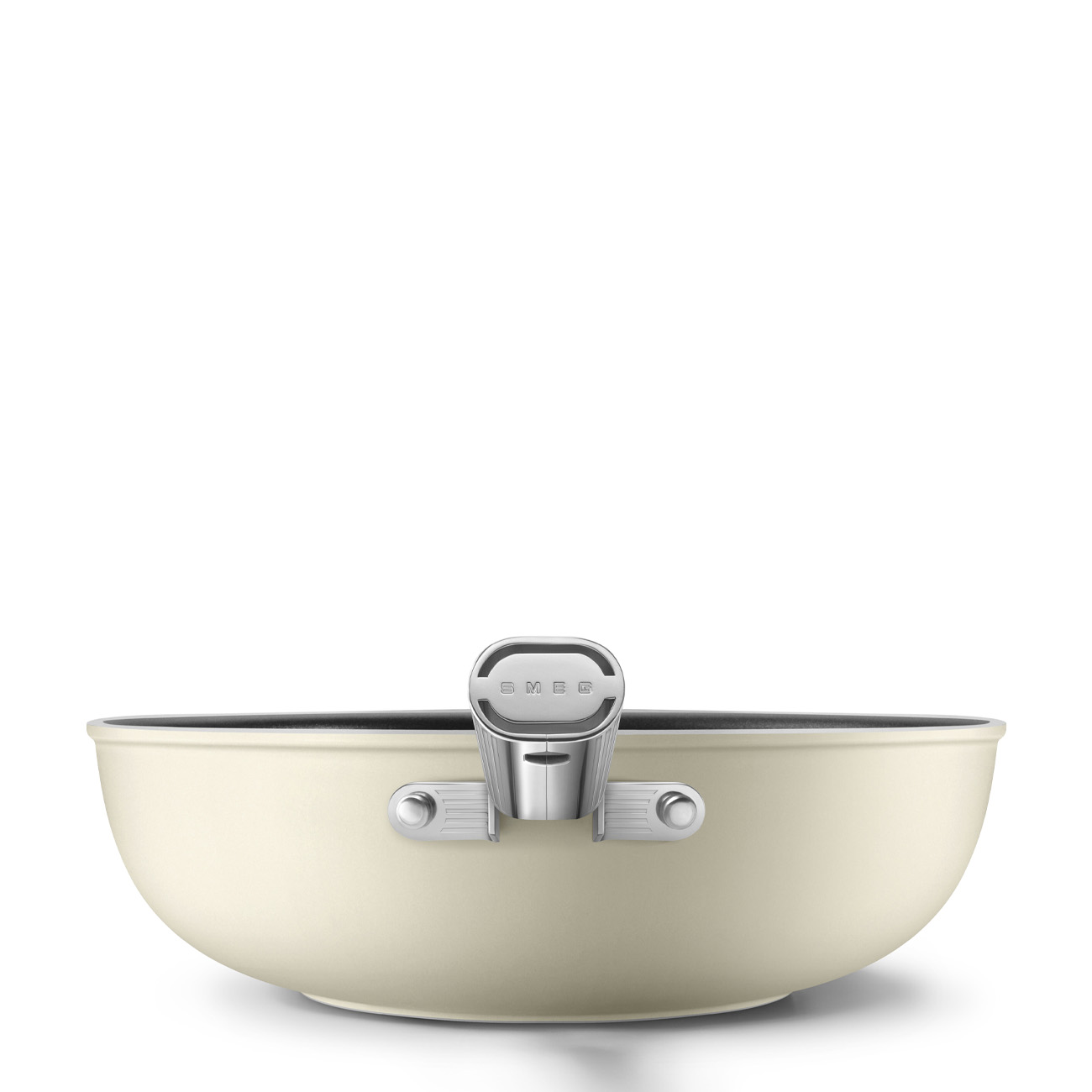 Smeg WOF3002CRM 30cm Non-Stick Wok - Cream - view 3