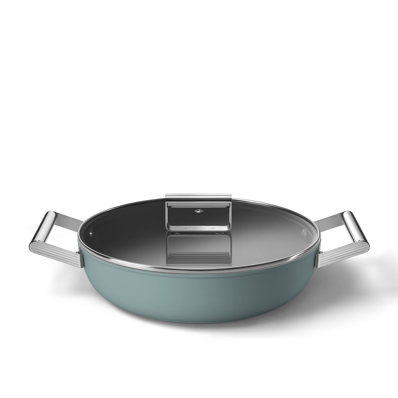 Smeg DPF2812EGM 28cm Non-Stick Deep Pan - Emerald Green - view 6