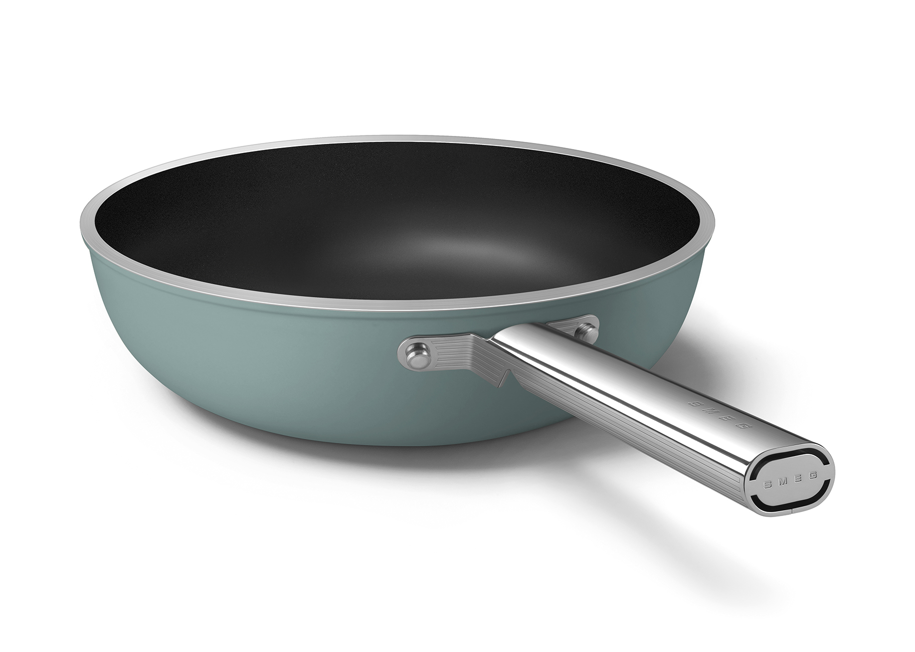 Smeg WOF3002EGM 30cm Non-Stick Wok - Emerald Green - view 6