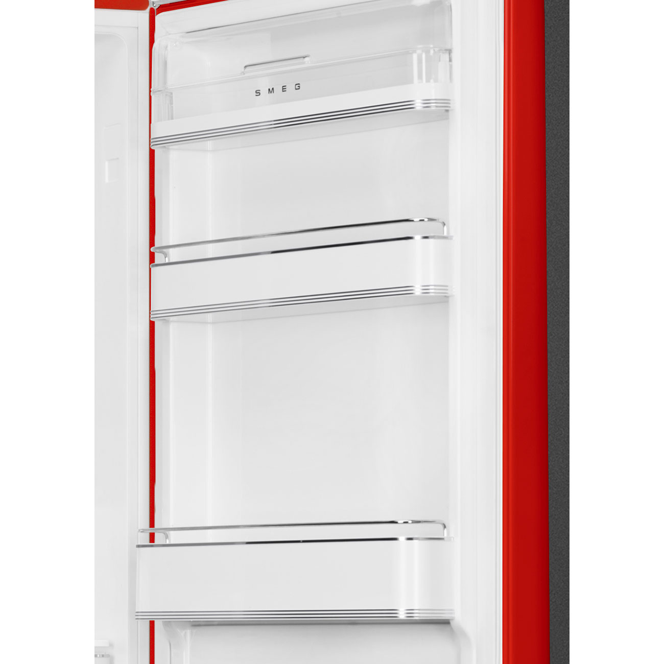Smeg FAB32RRD6 50's Style 60cm Fridge-Freezer - Red (Right Hinge) - view 4