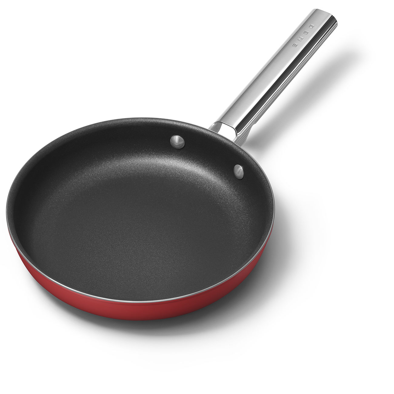 Smeg CKFF2401RDM 50's Style 24cm Non-Stick Frying Pan - Red - view 3