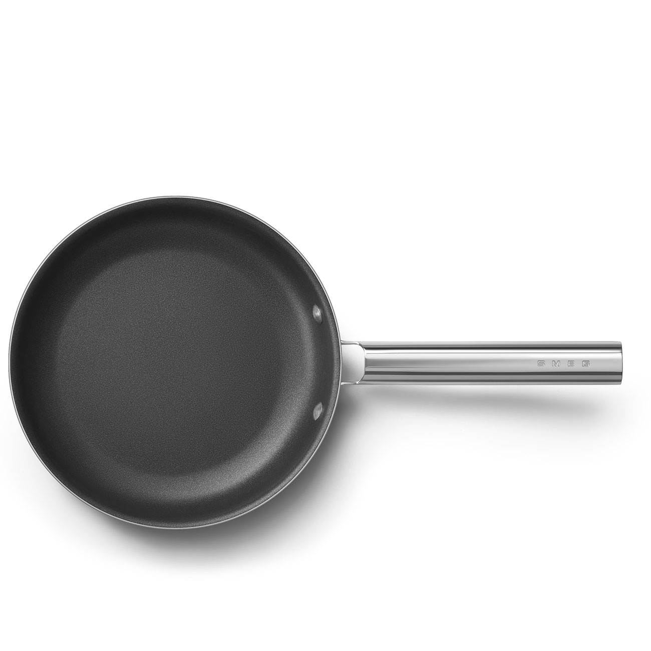 Smeg CKFF2401RDM 50's Style 24cm Non-Stick Frying Pan - Red - view 4