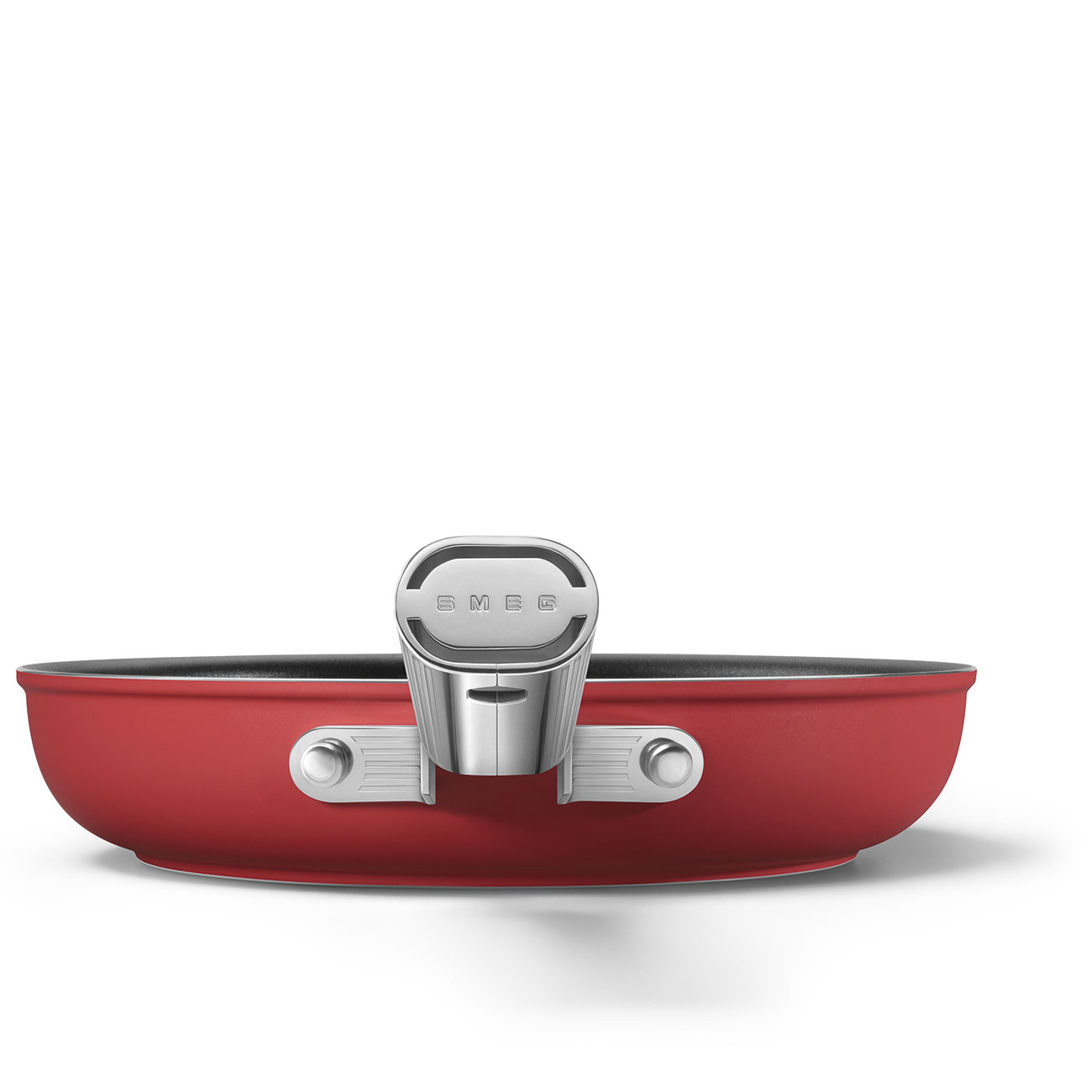 Smeg CKFF2401RDM 50's Style 24cm Non-Stick Frying Pan - Red - view 5