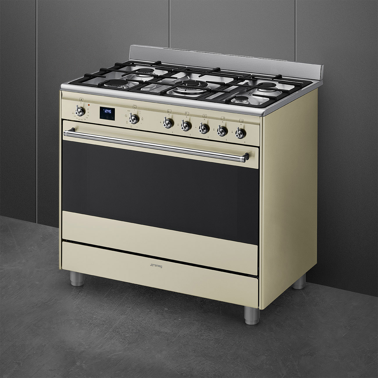 Smeg SSA91MAP2 Classica 90cm Gas Cooker – Cream
